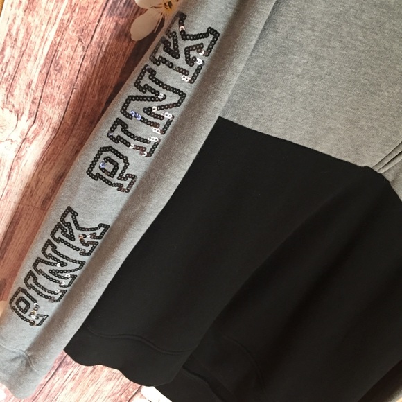 Vs pink NEW YORK  bling quarter zip liberty - Picture 2 of 8